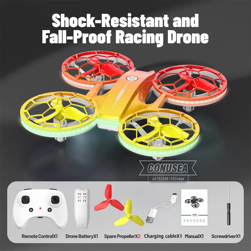 Mini Racing Drone H127 with Altitude Hold & 360 Flips - Violet H127 Red Tidesmit