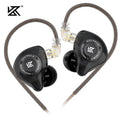 KZ EDX Pro X In-Ear Monitors - HiFi Bass Wired Earbuds | Tidesmit EDXProX Black NOMIC Tidesmit