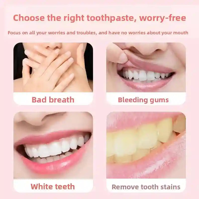 Tidesmit Rasyan herbal teeth whitening toothpaste for tartar removal, gum protection, and fresh breath.