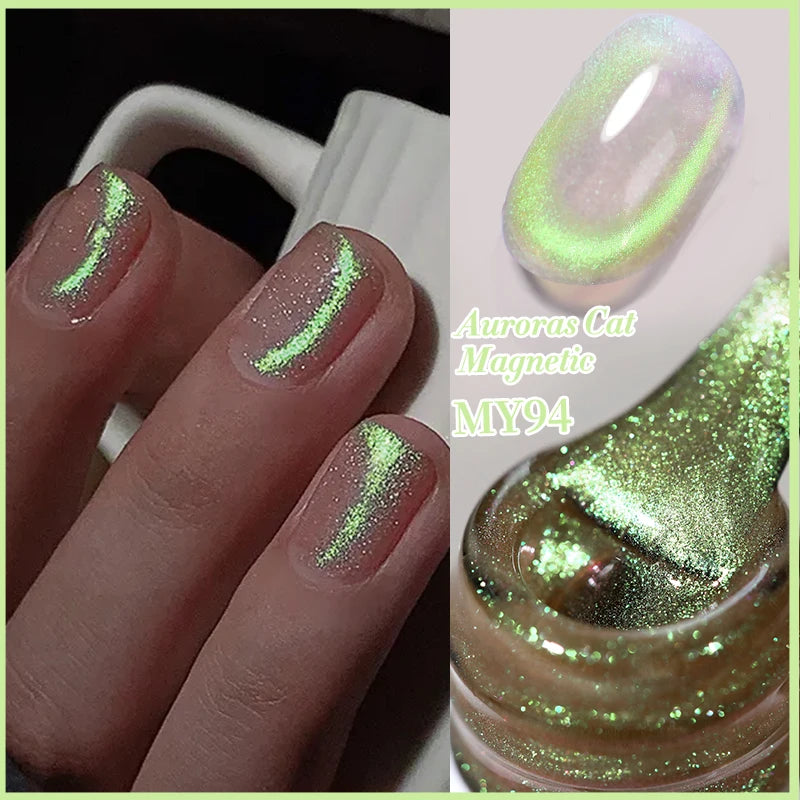 9D Cat Eye Gel Polish Magnetic UV LED Varnish for Professional Manicure Permanent Makeup Machines 59222-5-AC05 Tidesmit