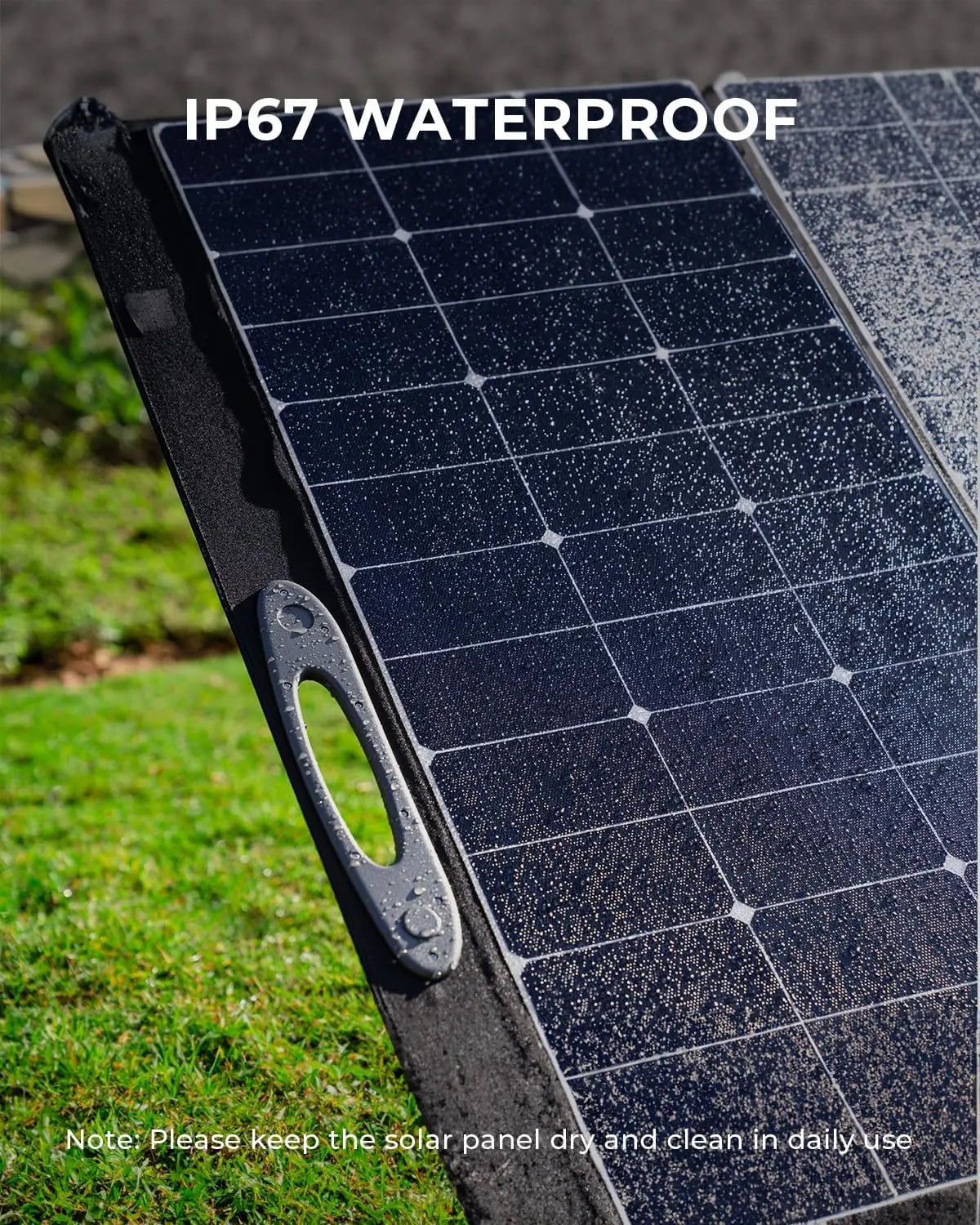 OUKITEL PV400 Portable Solar Panel 400W for Power Station, Solar Generator P2001, Foldable Solar Charger for RV, Camping, Power