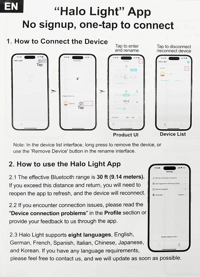 Smart Wake Up Light Alarm Clock Digital Desk Clock with Natural Sounds BT Speaker APP Control FM Radio Nightlight