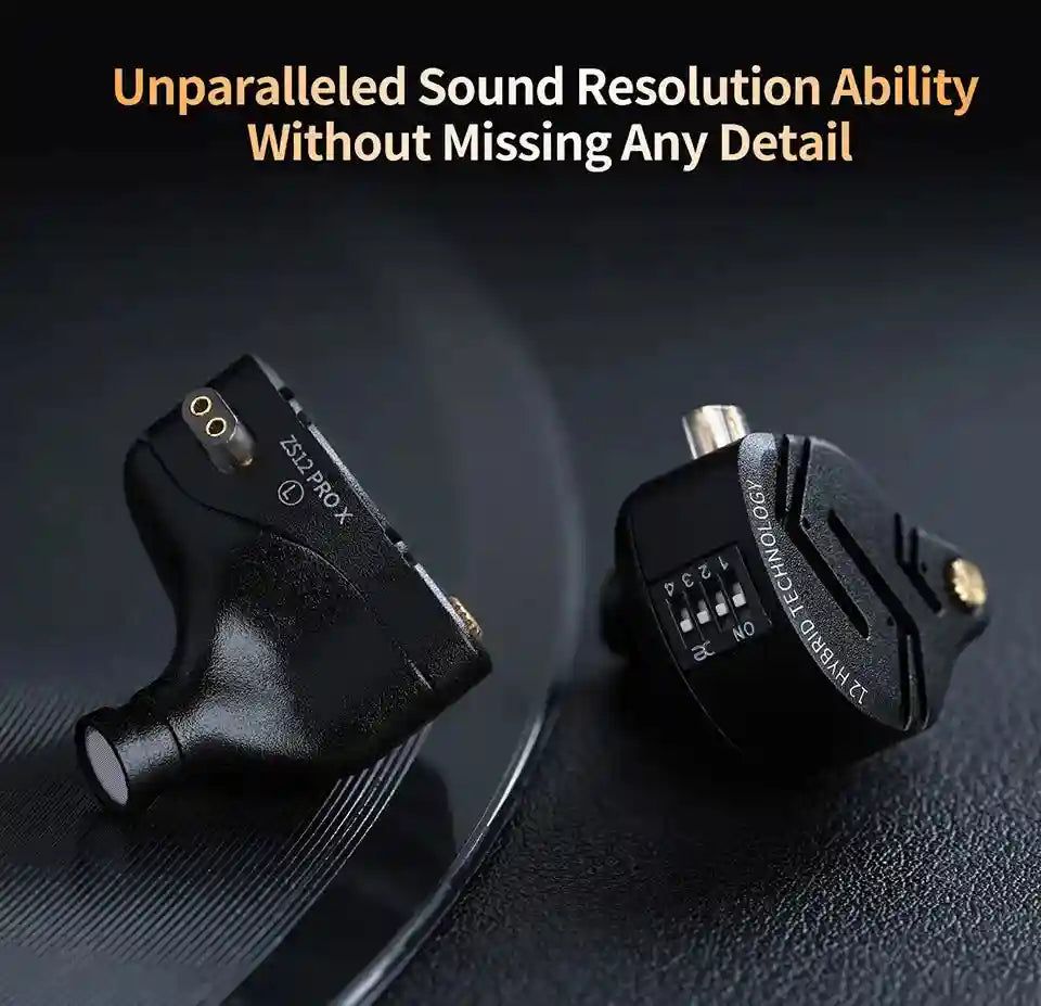 In-Ear Monitor Headphones 1DD+5BA Hybrid HiFi Bass | Tidesmit Tidesmit