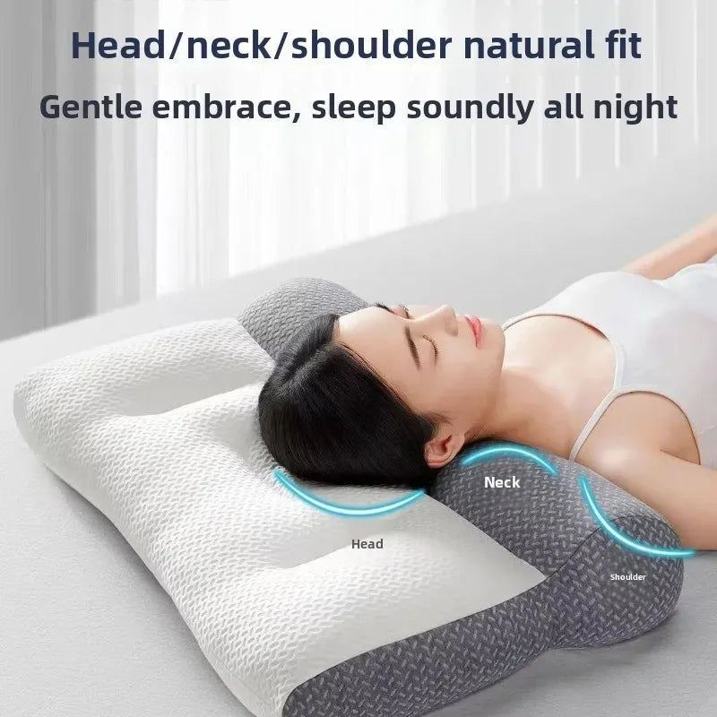 Cervical Traction Neck Pillow for Sleeping - Ergonomic Arch Support Massage Cushion Tidesmit