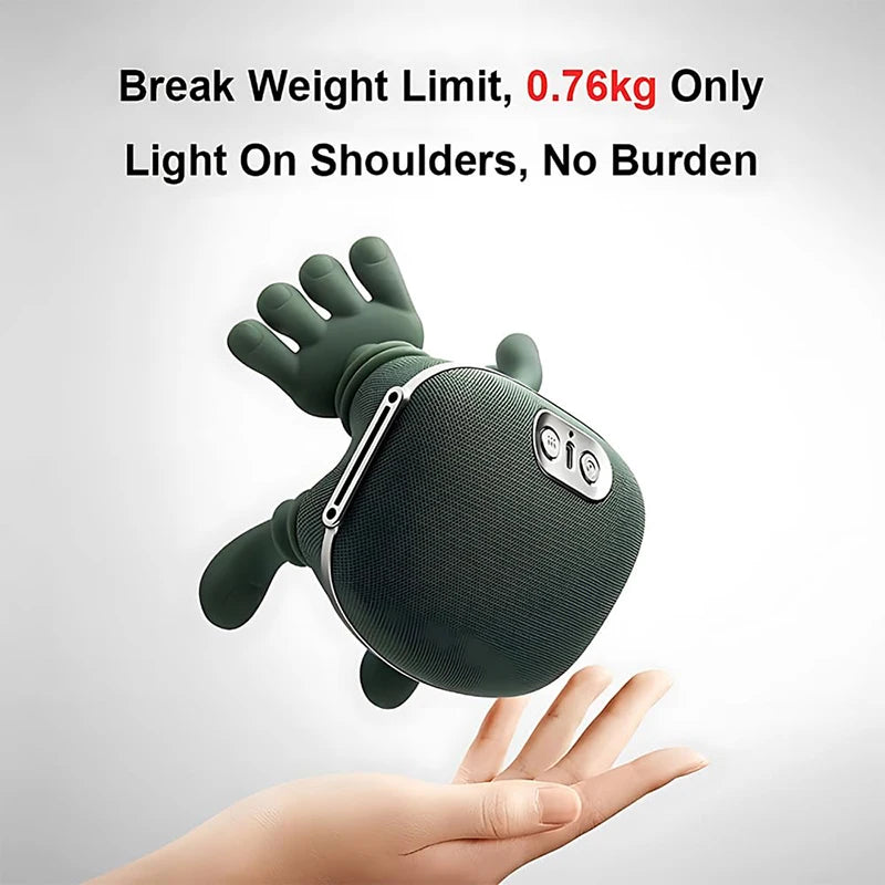 Bionic Neck Shoulder Massager with 3 Kneading Modes - Tidesmit Relaxation Treatment Tidesmit