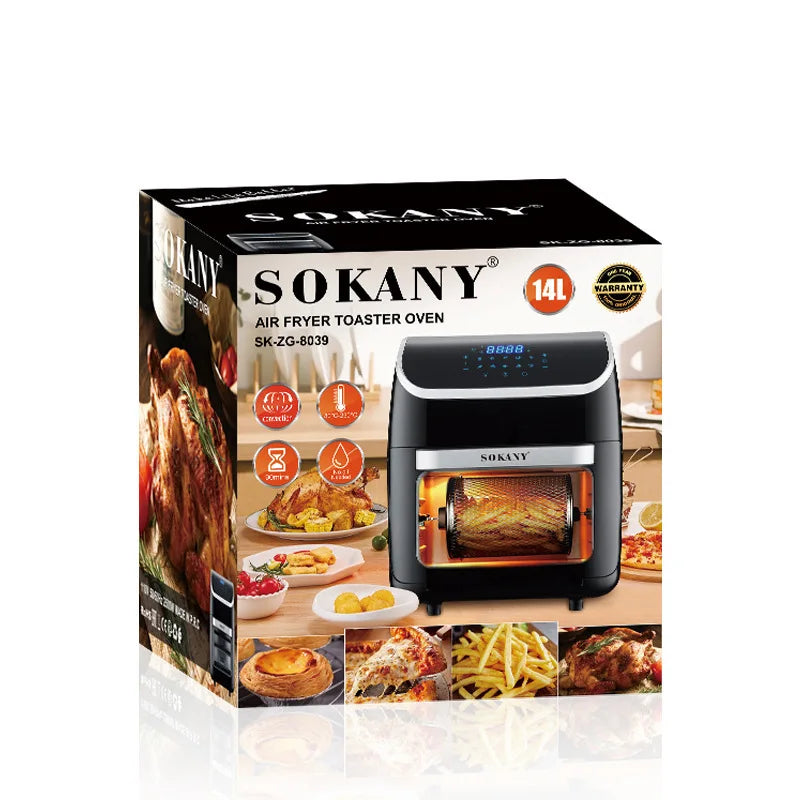 Airo Factory Can Customize Large Capacity air Fryer Touch air Fryer No Oil Smoke Fries Electromechanical Oven