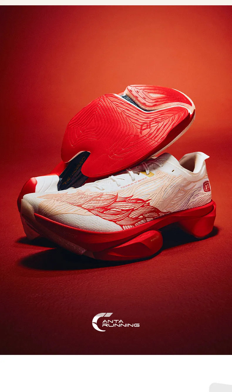 Anta × Xu Beihong's galloping horse figure joint name series C10 PRO 2 generation marathon running shoes men.