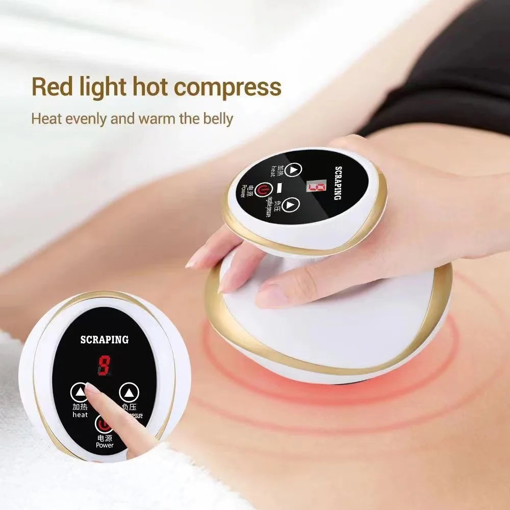 Electric Guasha Body Massager with Heat Therapy for Muscle Relief Body Shaping Massage Equipment Tidesmit
