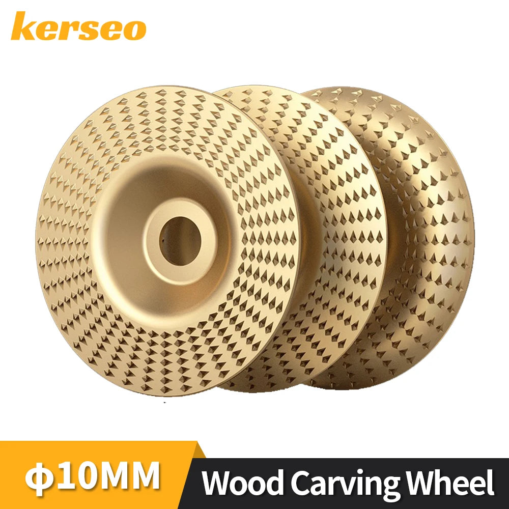 Woodworking Carving Wheel Polishing Wheel Versatile Sanding Disc Wood Shaping Tool Abrasive Disc Grinder Inner Diameter 3pcs