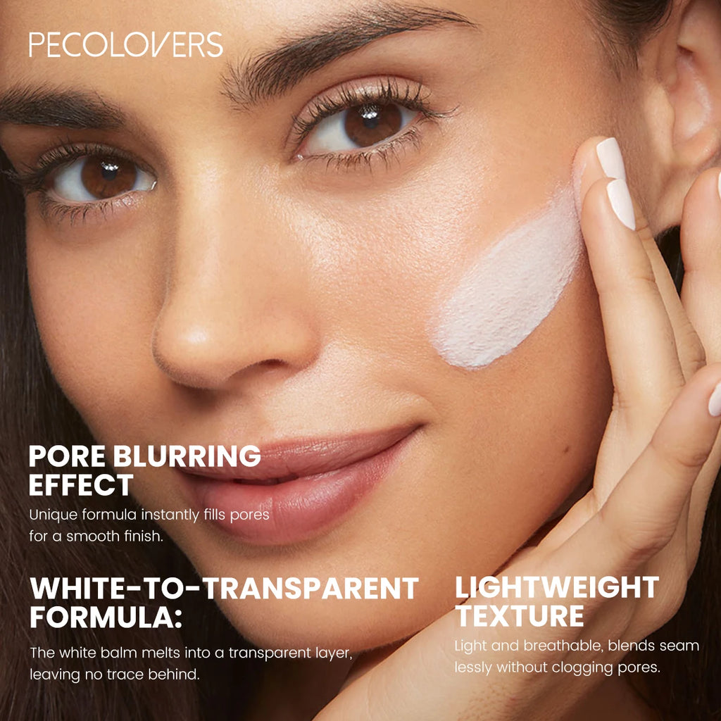 Tidesmit oil-control blur stick texture close-up for flawless skin with minimized pores and waterproof finish