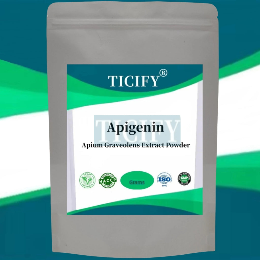 Global Fast Shipping Customized Packing Apigenin 100% Celery Extract Powder in 4-layer Inner Plastic Bags Out Aluminum Foil Bag