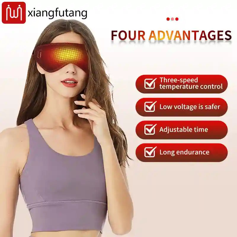 Heating Massage Eye Mask | Electric Heat Therapy & Muscle Relief Eye Massage Instrument Tidesmit