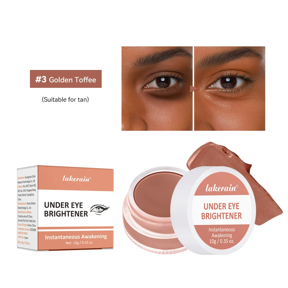 Tidesmit Lakerain hydrating under eye brightener concealer for dark circles and medium color correction detail view