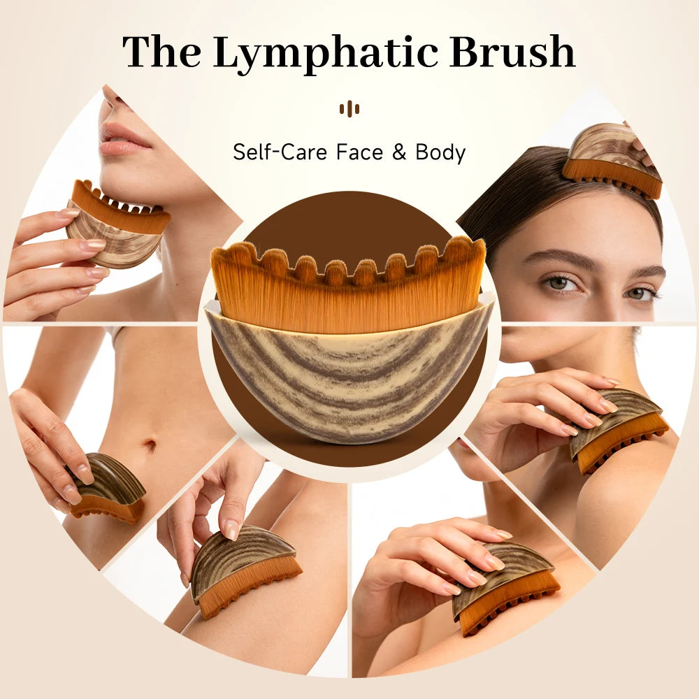 Lymphatic Drainage Face Brush for Facial Sculpting and Massage Massage Cushion Tidesmit