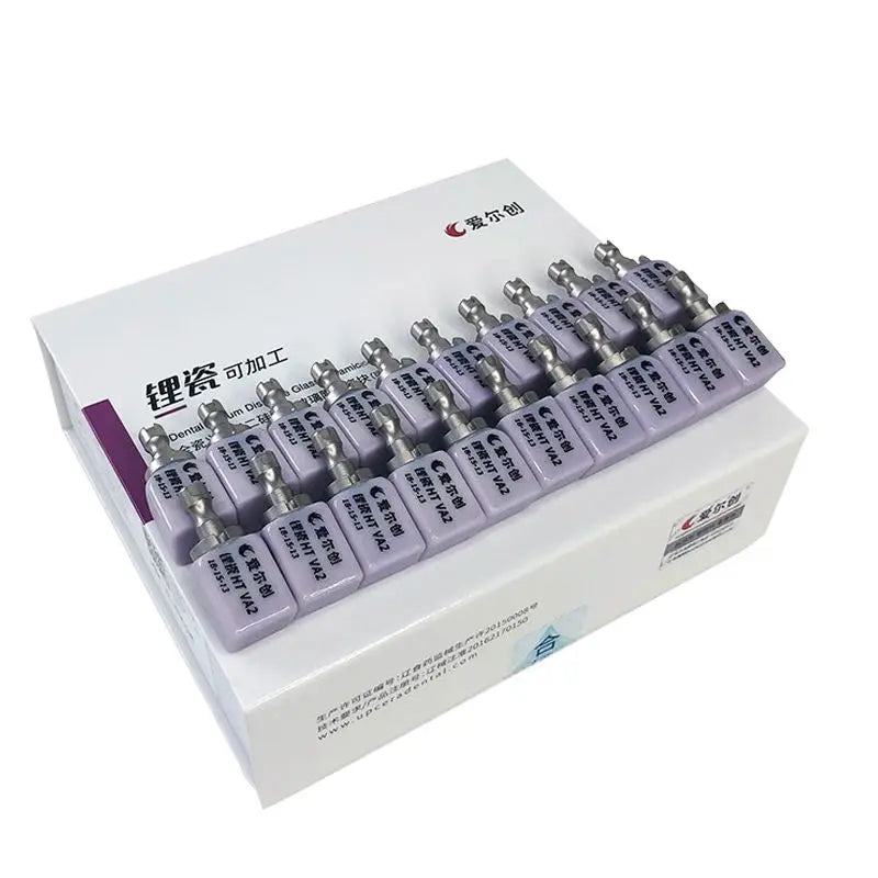 Upcera UP-CAD Dental Lab C14  Aesthetic Lithium Disilicate Blocks HT/LT CAD CAM Glass Ceramic 20Colors Dental Lab Veneer Crown