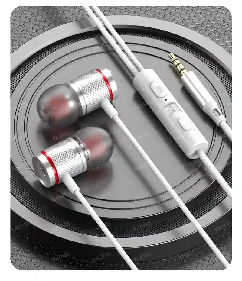 Wired Earbuds with Mic: 7.1 Surround Sound Type-C & 3.5mm AUX Tidesmit