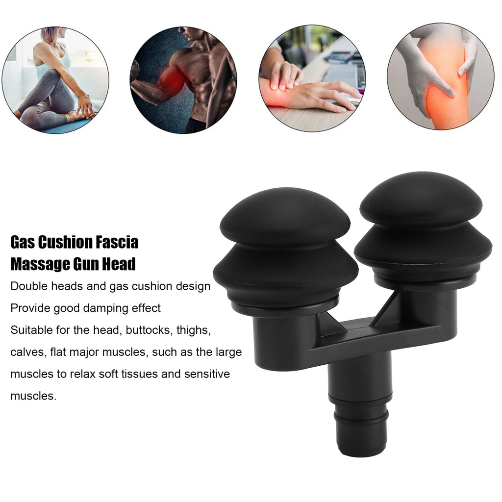 18mm Soft Silicone Massage Gun Head Attachment for Deep Tissue Recovery Fascia Gun Tidesmit