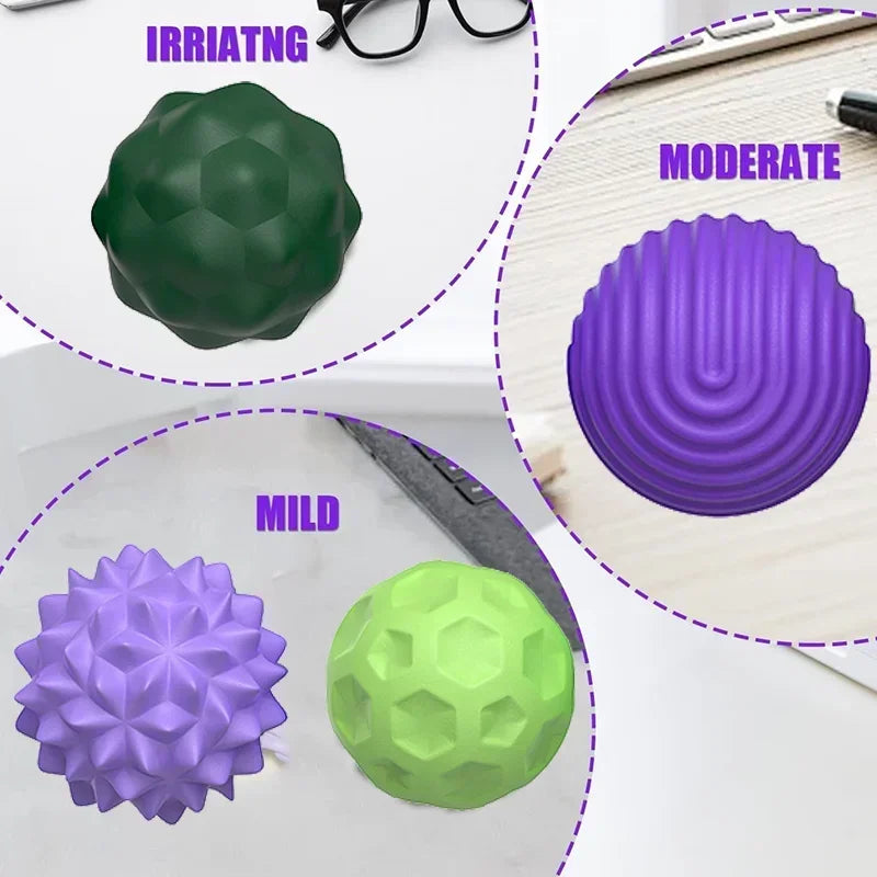 Magnetic Massage Balls for Hand Therapy - Portable Stress Relief Set Relaxation Treatment Tidesmit