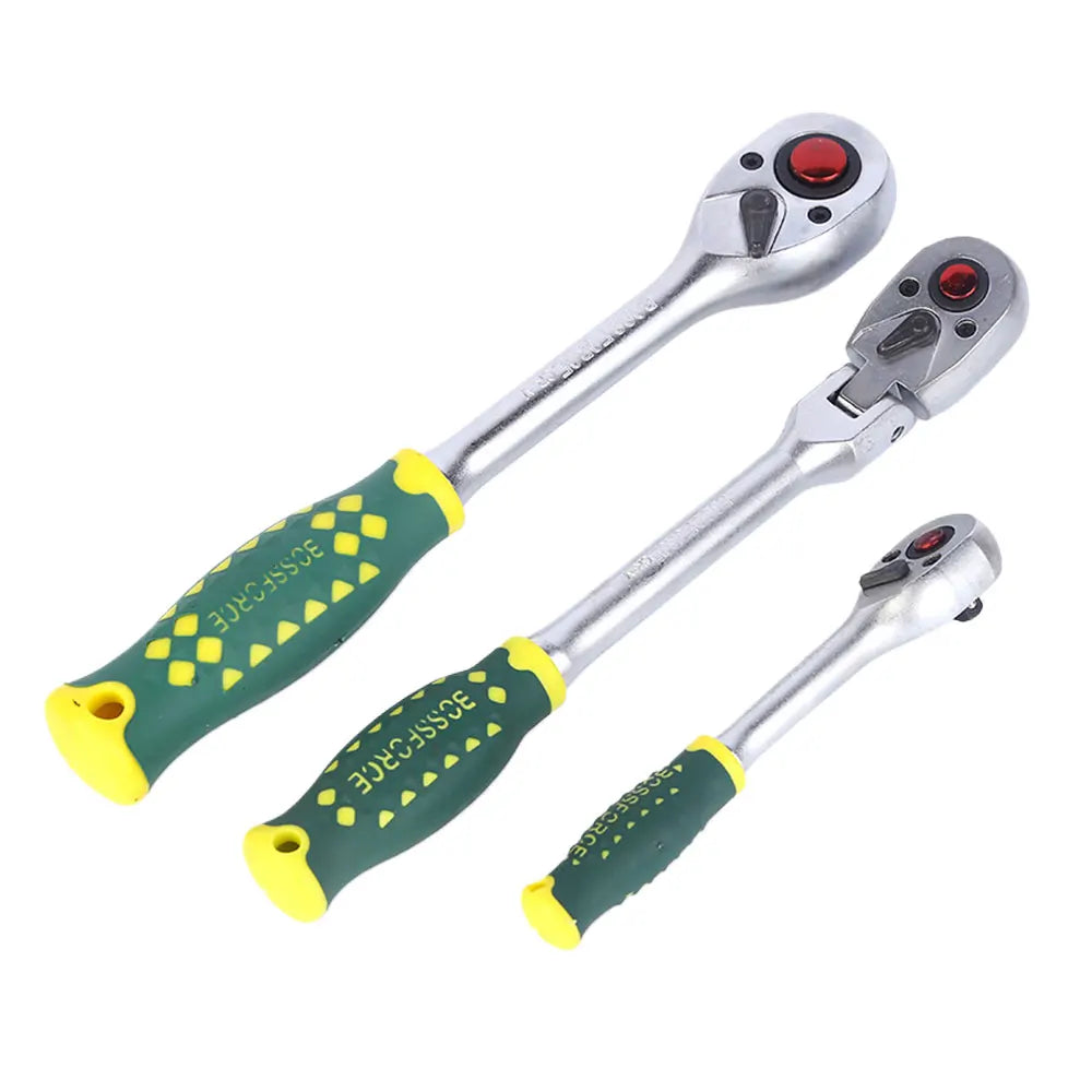 Podofo 144Pcs Car Repair Socket Tool Set Socket Wrench Ratchet Wrench Combination Kit with Portable Storage Tool Box