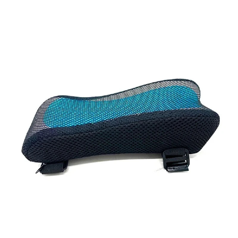 Memory Foam Office Chair Armrest Pads - Ergonomic Elbow Support Relaxation Treatment blue-1pcs Tidesmit