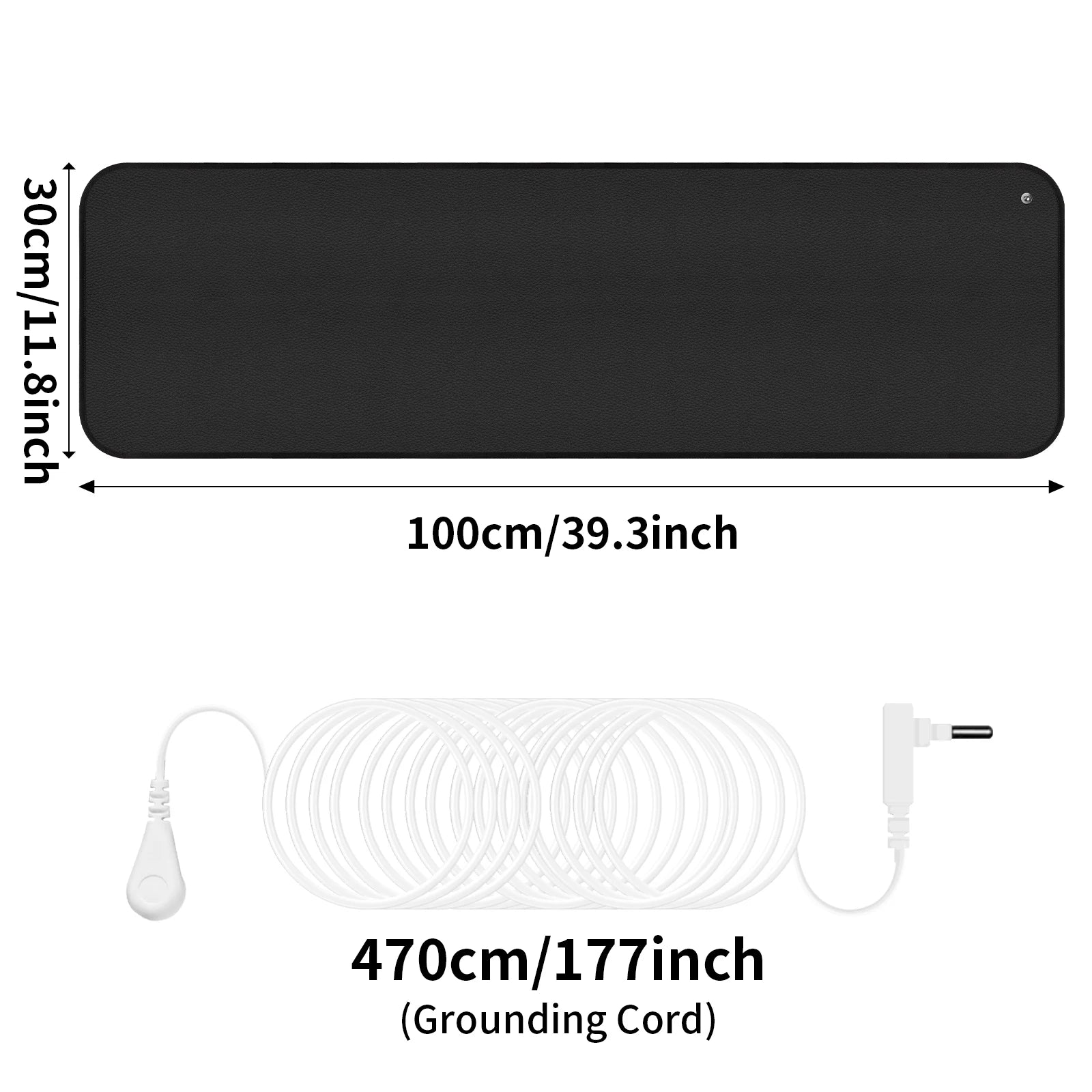 6 Size Grounding Mat Soft PU Pad for Improves Sleep Enhanced Circulation Reduces Pain Home Yoga Foot Mat Table Desk Rug