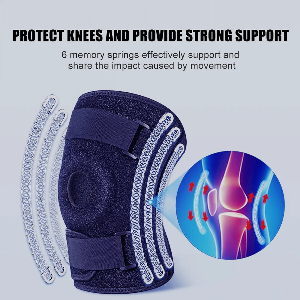 Plus Size Knee Brace 8XL Adjustable Compression Band for Arthritis & Meniscus Tear Support Stable for Men And Women