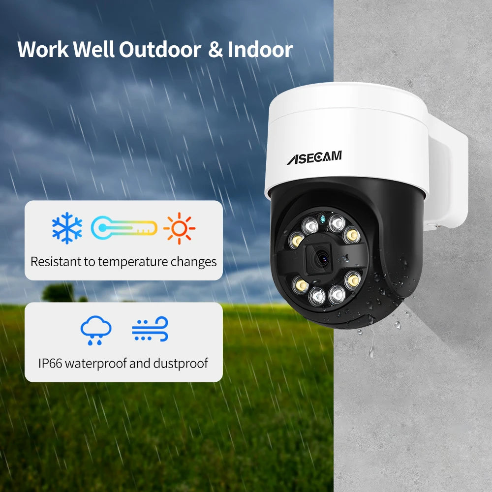 8MP 4K PTZ IP Camera Face Detection Audio POE Outdoor H.265 Onvif CCTV RTSP Color Night Vision AI Street Security Camera Xmeye