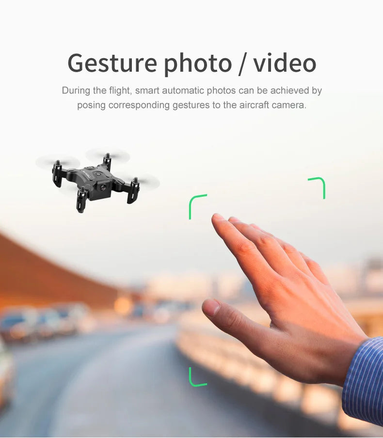 Mini 8K Camera Drone - Foldable FPV Quadcopter with GPS Stability Tidesmit
