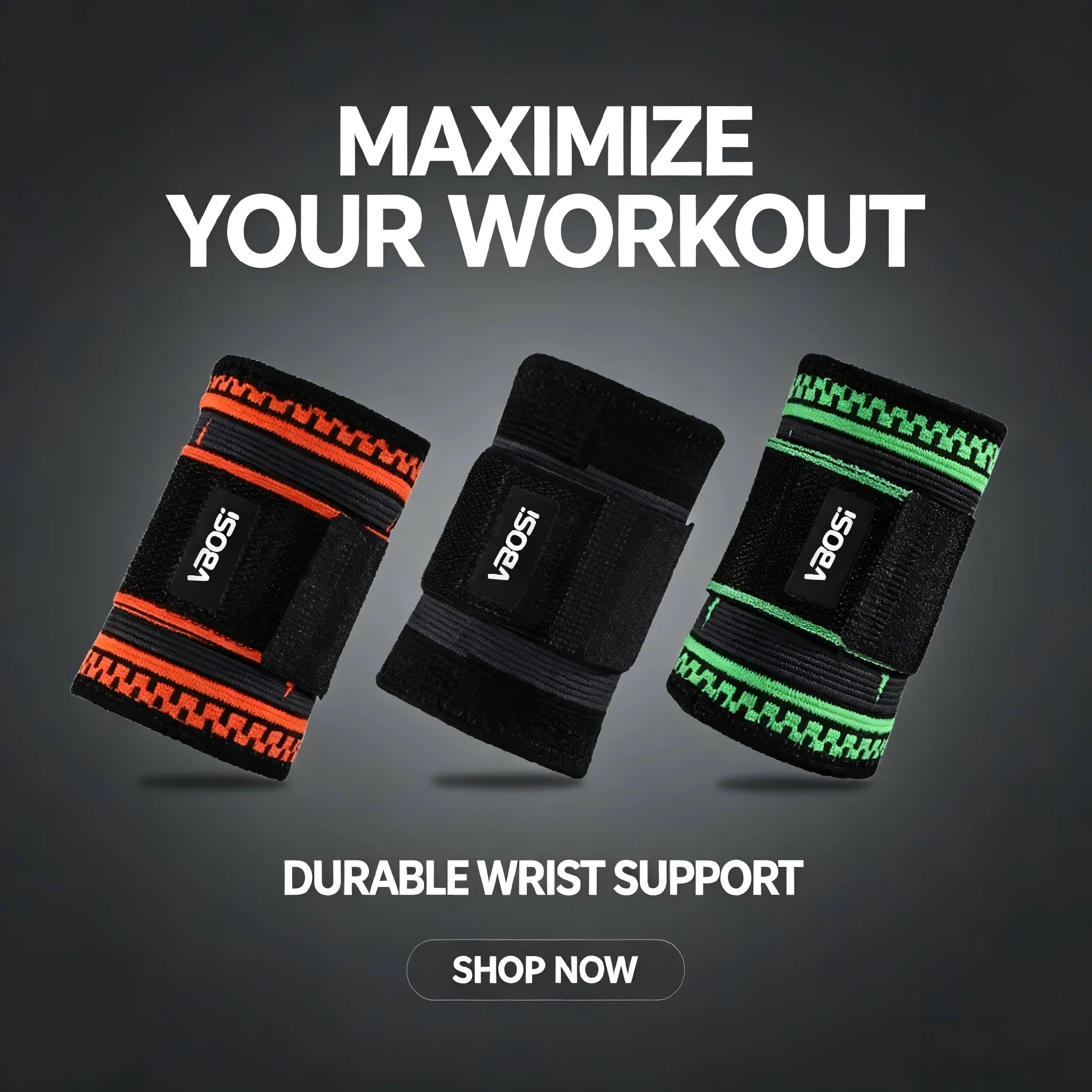 Adjustable Wrist Support Brace - Compression Wrist Wrap for Carpal Tunnel Pain Relief, Breathable Wrist Strap for Gym Fitness, T