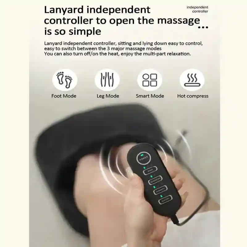Electric Foot Massager with Heat for Deep Tissue Muscle Relief Massage Roller Tidesmit