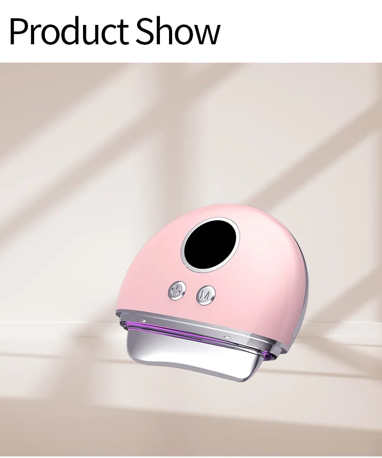 Facial Neck Massager - 4-in-1 Skin Care Tool with 9 Modes - Tidesmit Fascia Gun Tidesmit