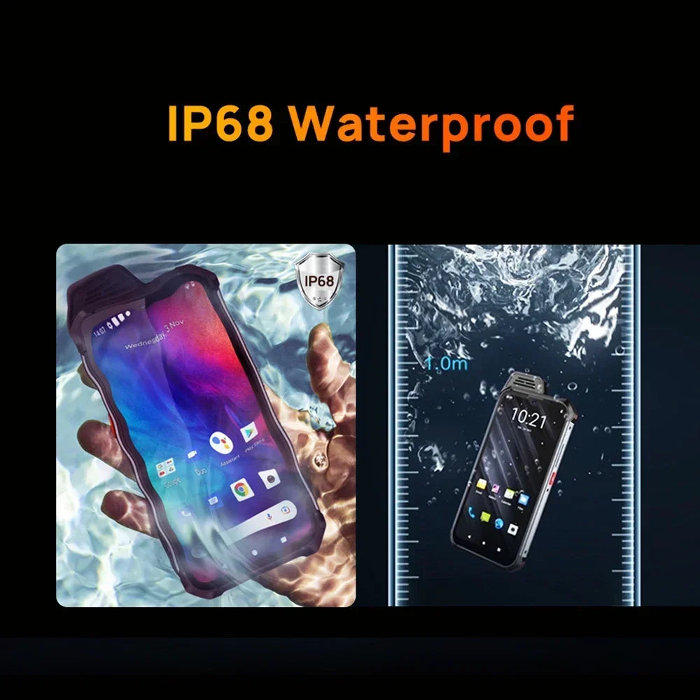 UNIWA W999 ATEX Rugged Waterproof Walkie Talkie 8GB+128GB 6.3 Inch FHD 5000mAh Smartphone Andriod 13 NFC Cell Phones Helio G99