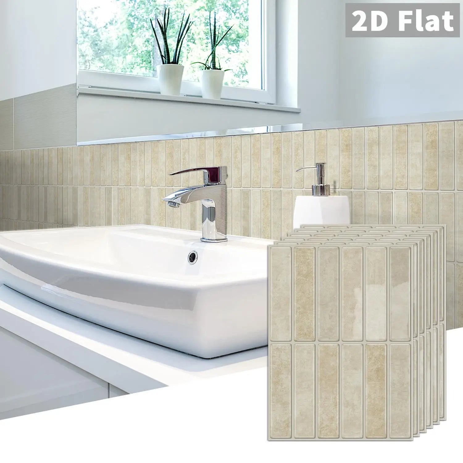 Peel-and-stick self-adhesive tile stickers Self-adhesive tile decals Kitchen and bathroom backsplash decoration Bedroom decor