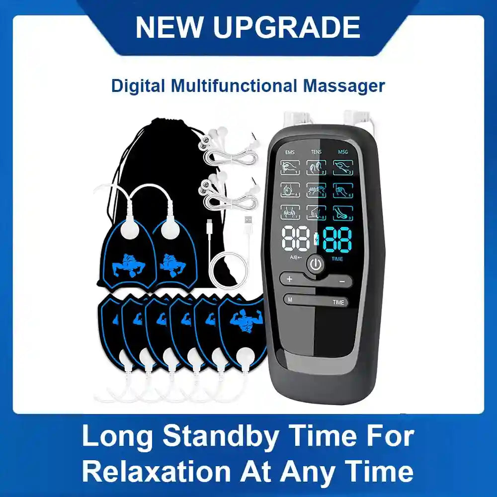 Electric Muscle Stimulator for Deep Tissue Recovery | Tidesmit Massage Roller Tidesmit