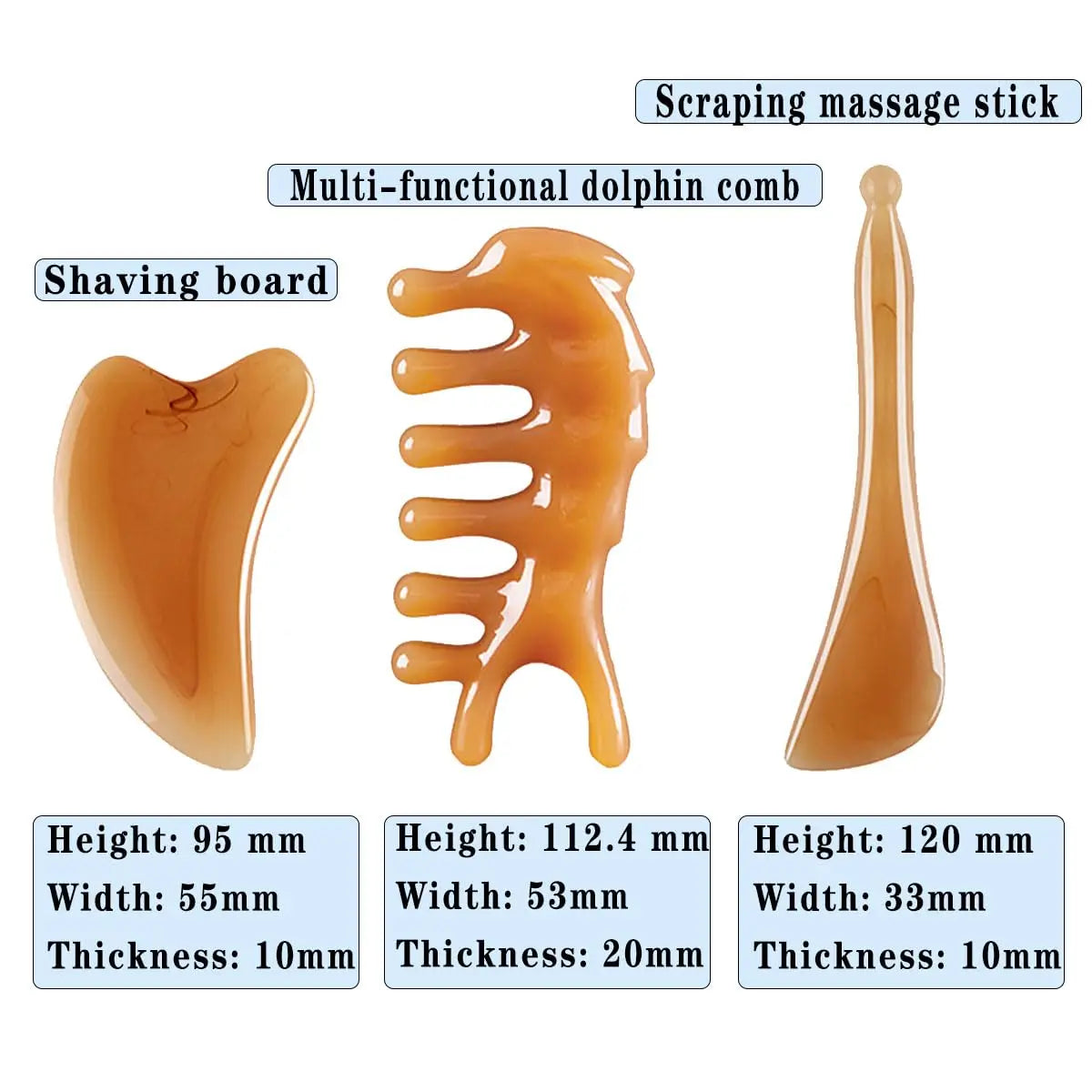 Gua Sha Massage Tool for Face & Body Sculpting | Tidesmit Body Shaping Massage Equipment Tidesmit