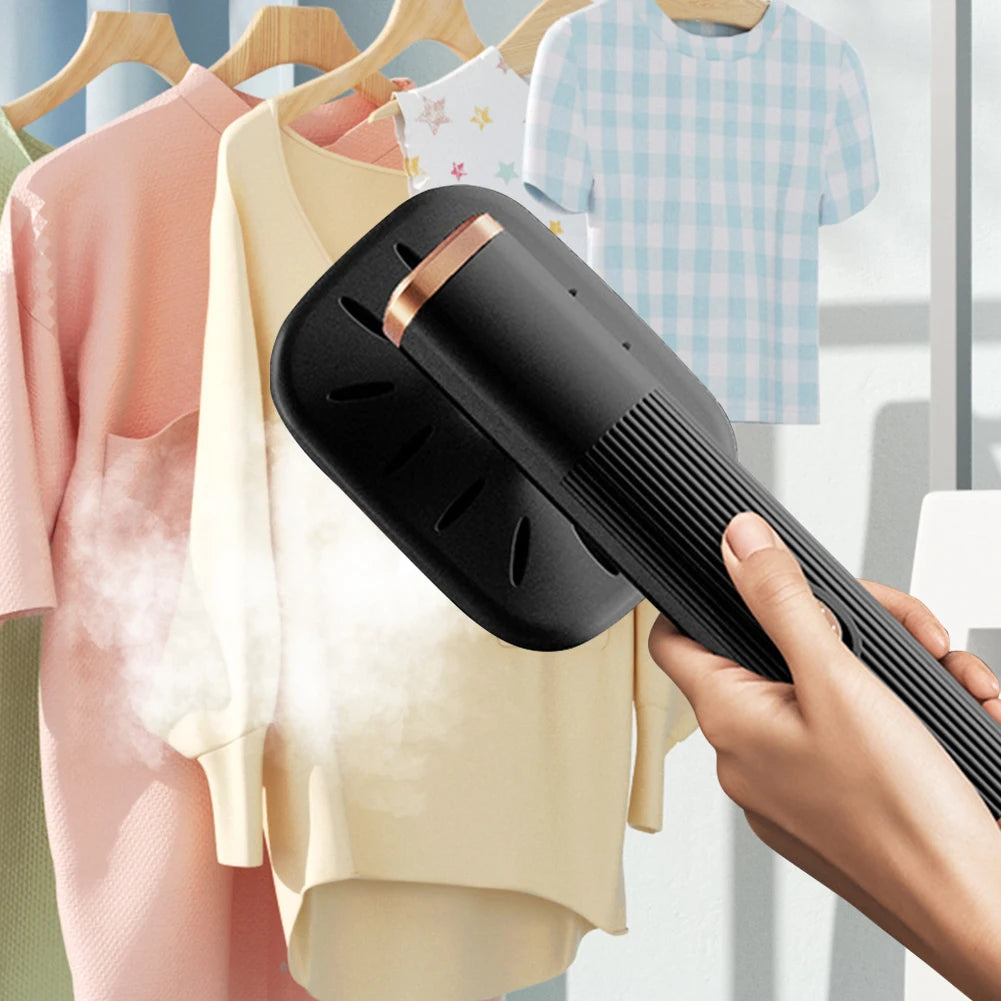 Tidesmit 360 degree handheld garment steamer with USB power for efficient small fabric and clothes ironing