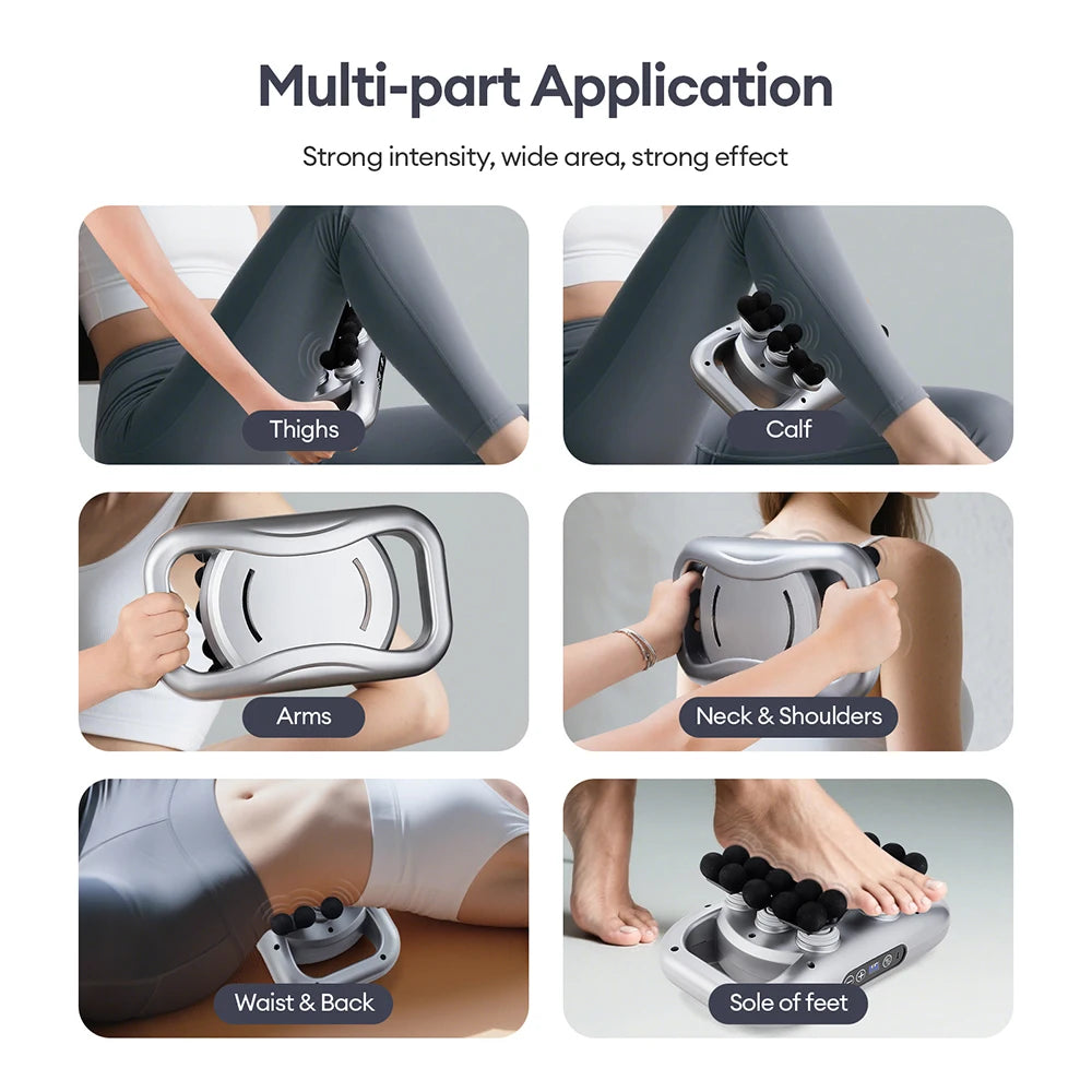 Deep Tissue Massage Gun - Portable Muscle Recovery Tool by Tidesmit Relaxation Treatment Tidesmit