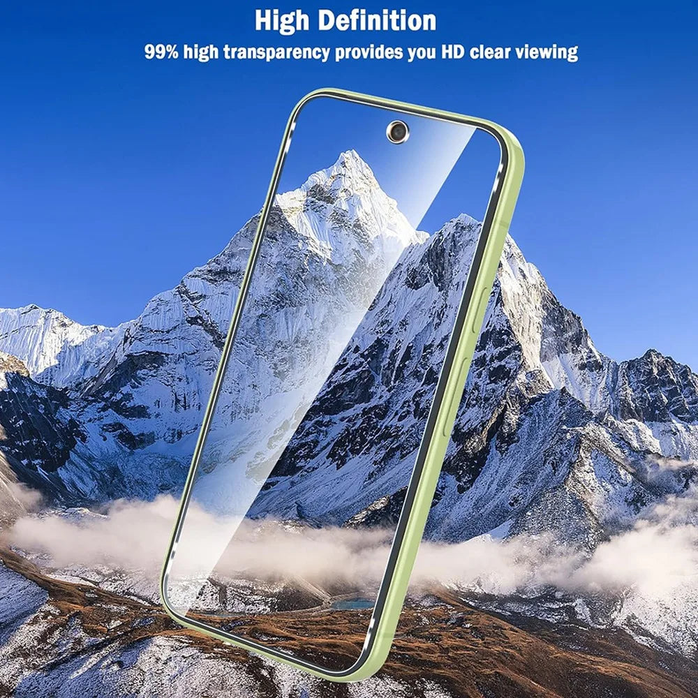 1-3Pcs For Google Pixel 10 9 Pro XL 5G Screen Protector Fingerprint Toughened HD Tempered Glass Dust Free Easy Install Kit Auto - Tidesmit