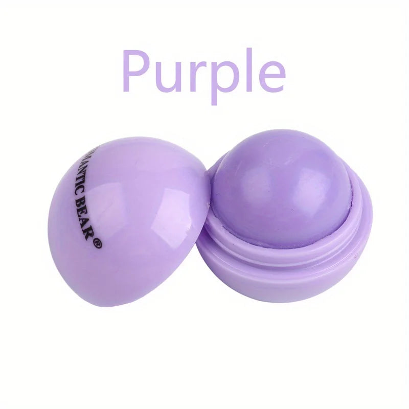 Ball Shaped Hydrating Lip Balm Set - 6pcs Nourishing Lip Care Lip Care Purple Tidesmit