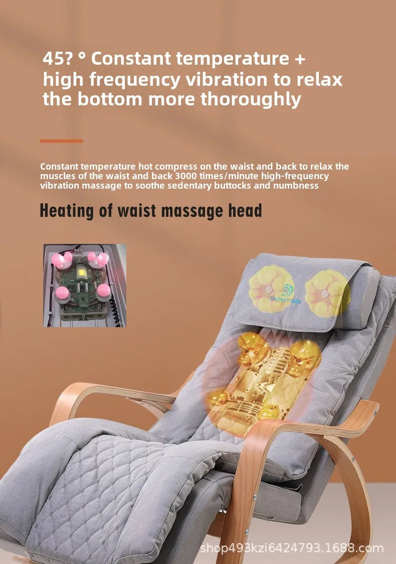 Massage Rocking Chair with Heat Therapy and Electric Reclining - Tidesmit Massage Chairs Tidesmit