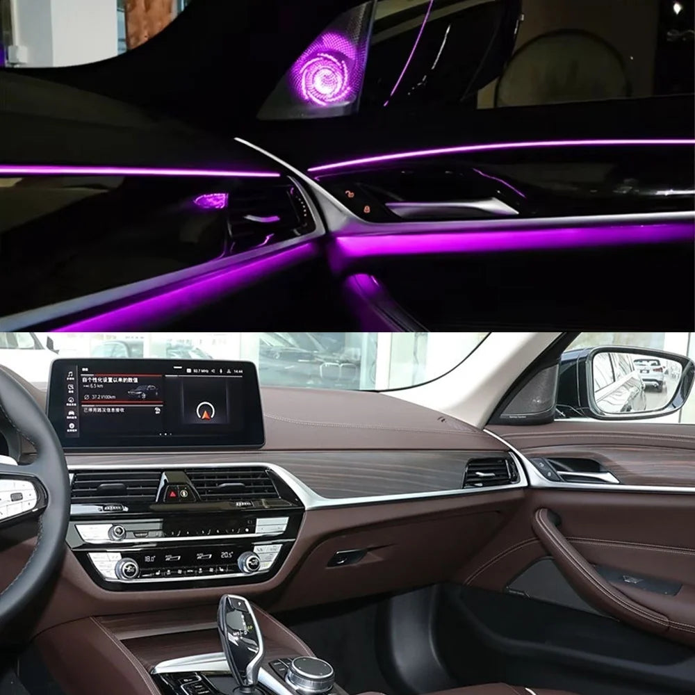 RGB color streamer For BMW 5 Series G30 G31 G30 2017-2023 OEM Design Ambient Light Interior Lighting Upgrade Precise Fit