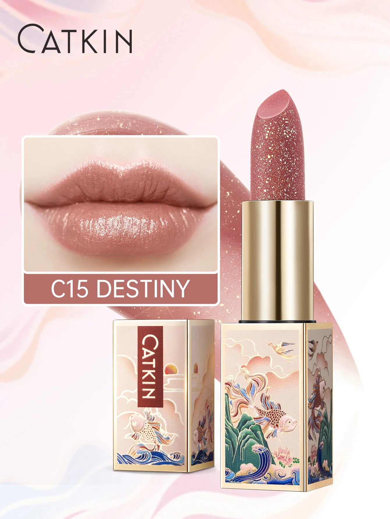 Color Changing Lip Balm: Hydrating Tinted Gloss by Tidesmit Lip Care C15 Destiny Tidesmit