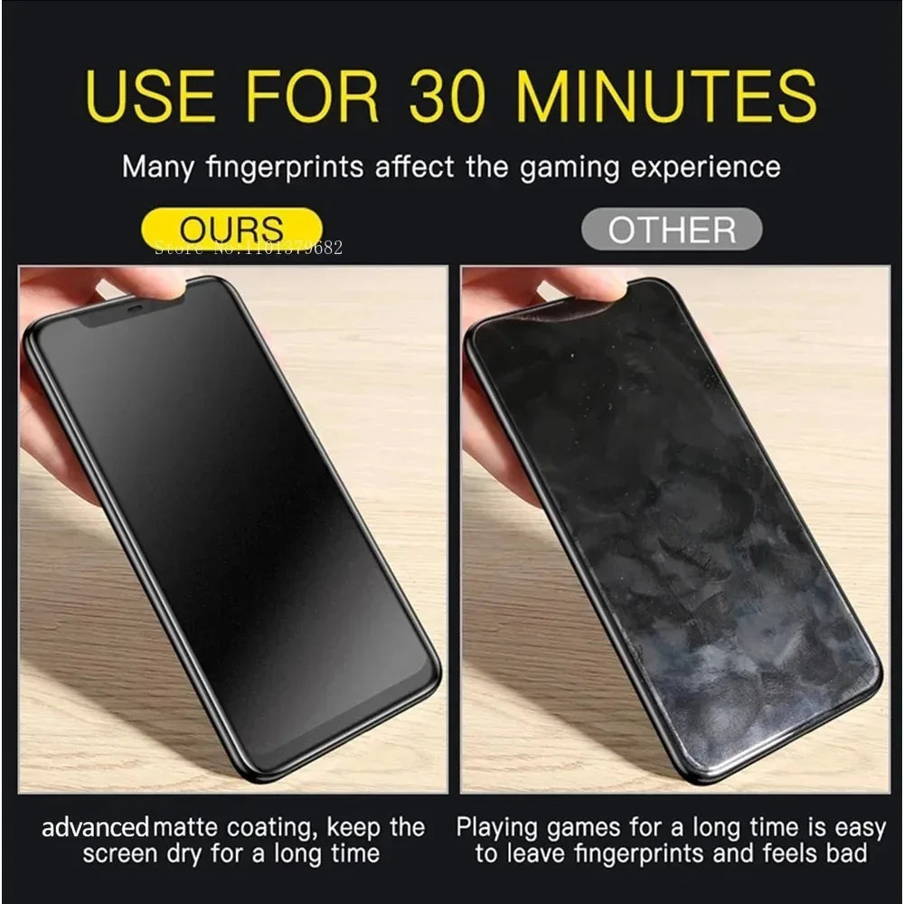 Realme Matte Screen Protector 3-Pack - Anti-Glare Tempered Glass Tidesmit