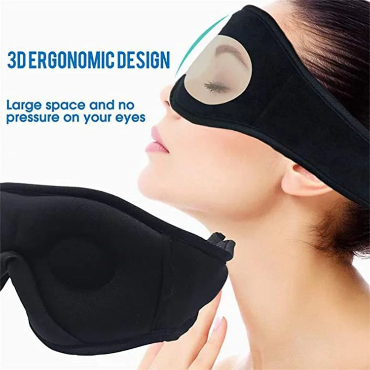 Sleeping Headphones Eye Mask - Bluetooth Wireless Sleep Mask for Travel Tidesmit
