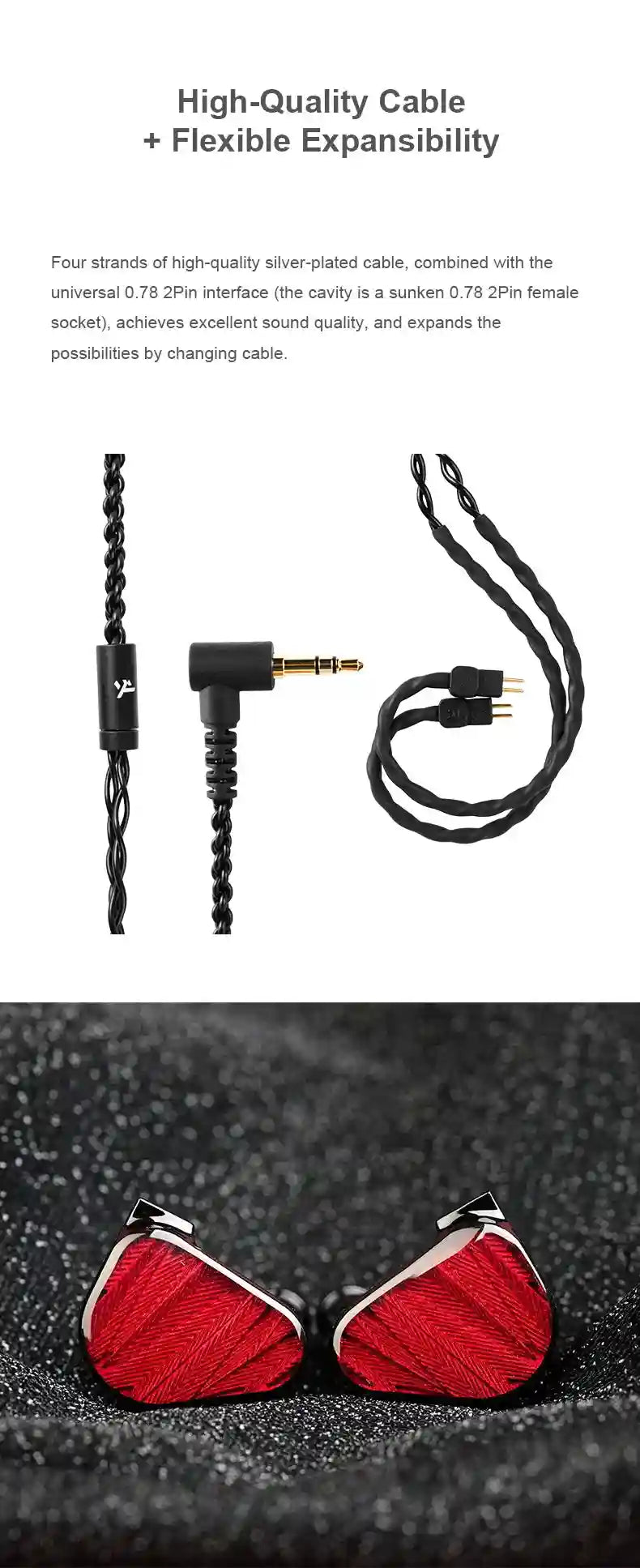 Truthear Crinacle Zero:Red Dual Dynamic Driver In-Ear Monitors - Red Tidesmit