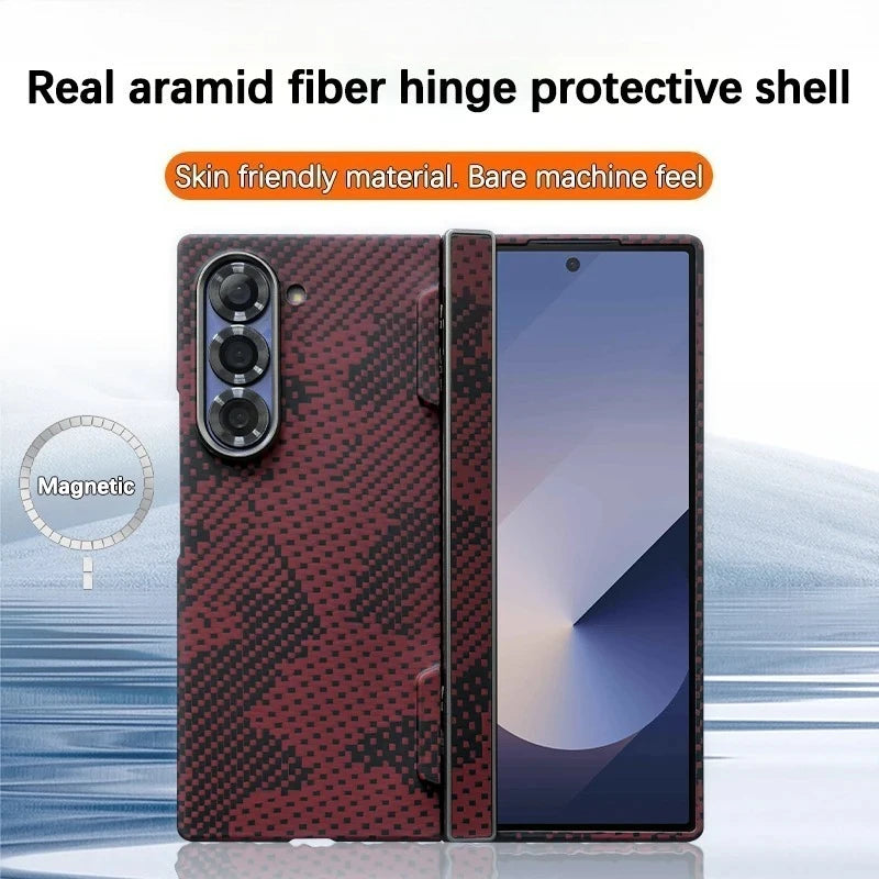 Samsung Galaxy Z Fold 7 Aramid Carbon Fiber Case - Slim Protection Tidesmit