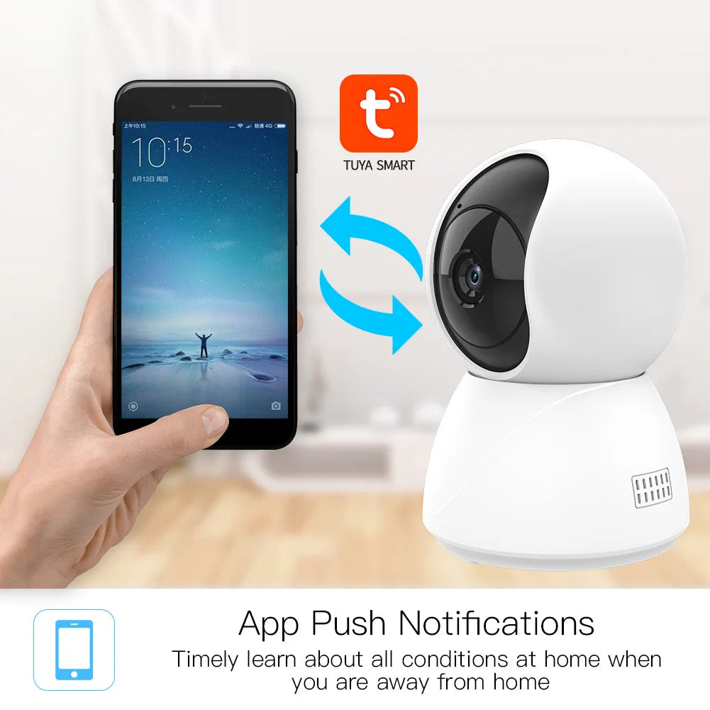 2K 400W Tuya Smart Mini WiFi IP Camera Remote Wireless Surveillance Auto Tracking Of Human Home Security CCTV Baby Pet Monitor