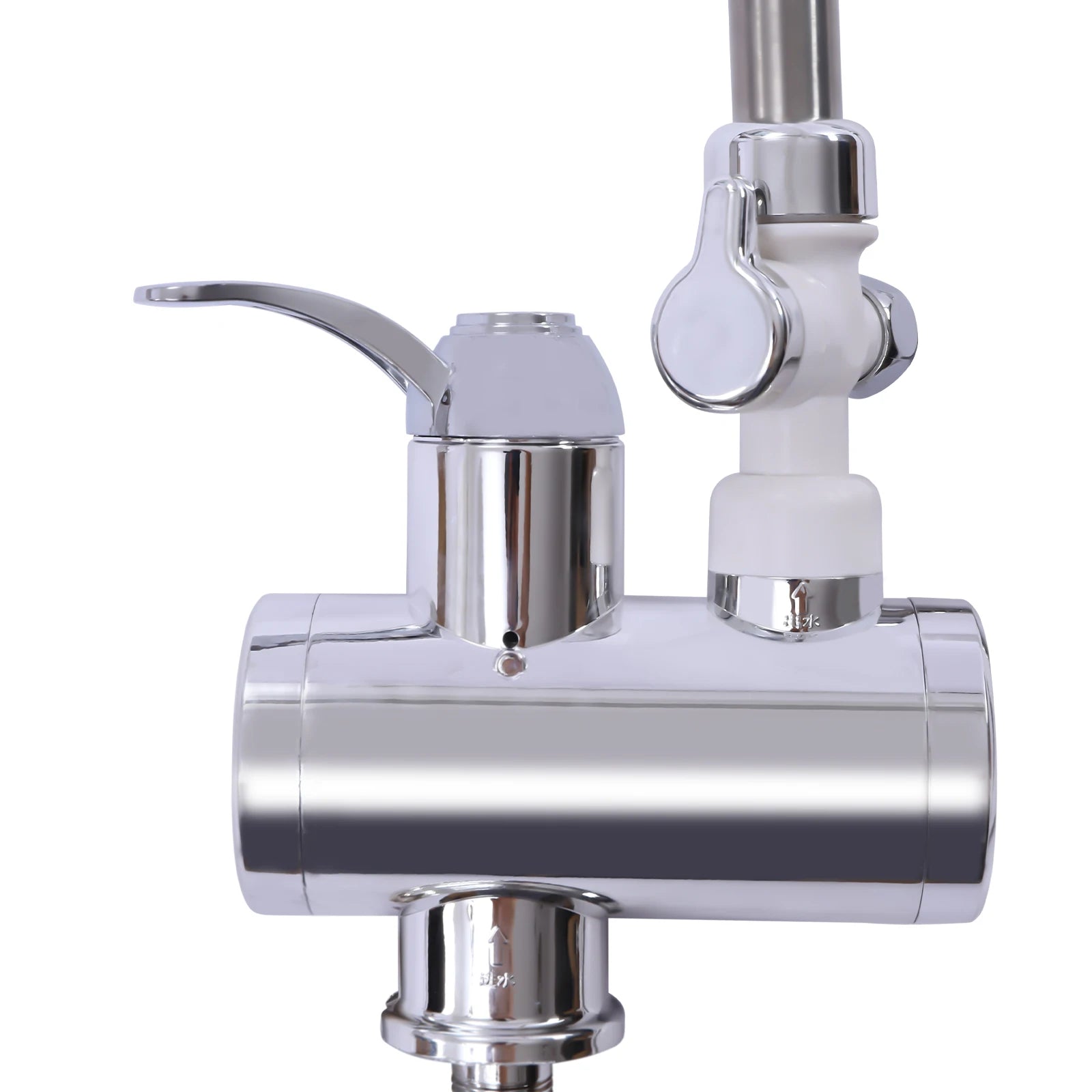 3000W Electric Faucet with Shower 360° Rotating Faucet Heater Digital Display 30-60℃ Water Faucet for Kitchen Bathroom