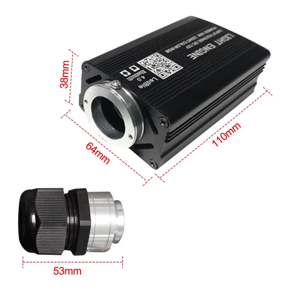 Fiber Optic Car Roof Star Light RGBW Kit - App Controlled Ceiling Lighting Tidesmit