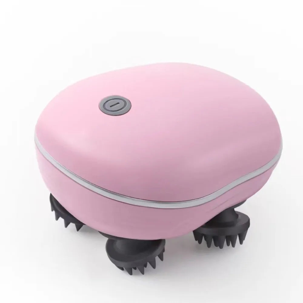 Electric Scalp Massager | Cordless Stress Relief Device for Home Spa Relaxation Treatment Tidesmit